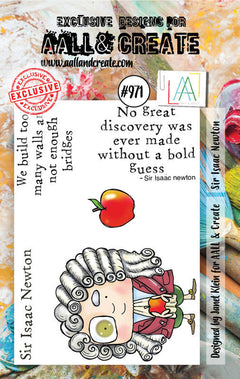 AALL and Create #971 - Set de Tampons A7 - Sir Isaac Newton-1