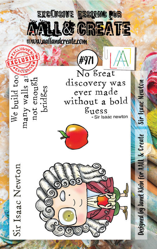 AALL and Create #971 - Set de Tampons A7 - Sir Isaac Newton-1