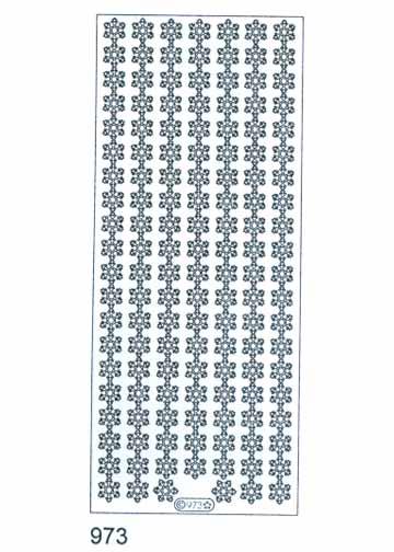 Deco Stickers - Snowflake Border-1