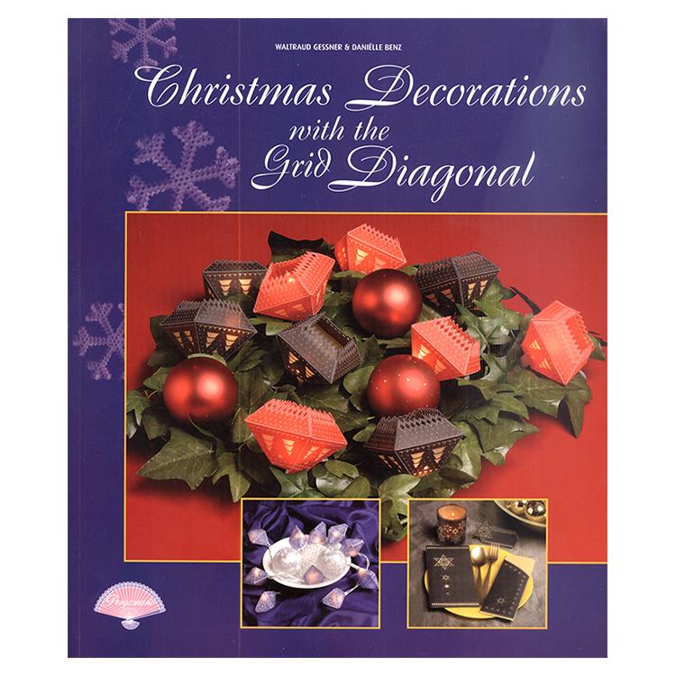 Pergamano Book Christmas Decorations with Diagonal Grid-1