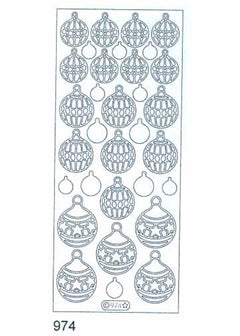 Deco Stickers - Christmas Balls-1