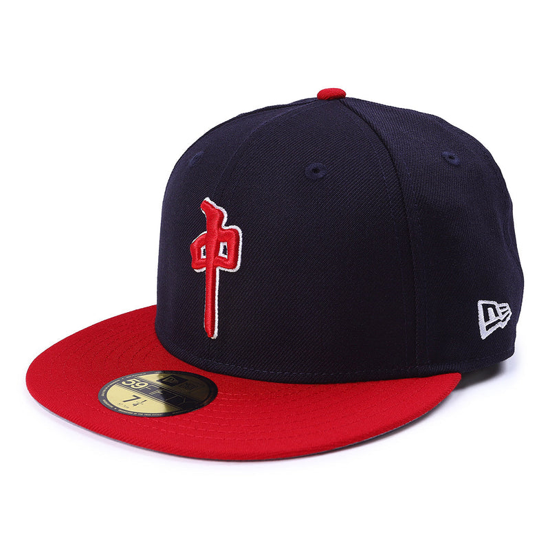 Red Dragon x New Era 'Dynasty' Fitted Cap - Navy/Red-1