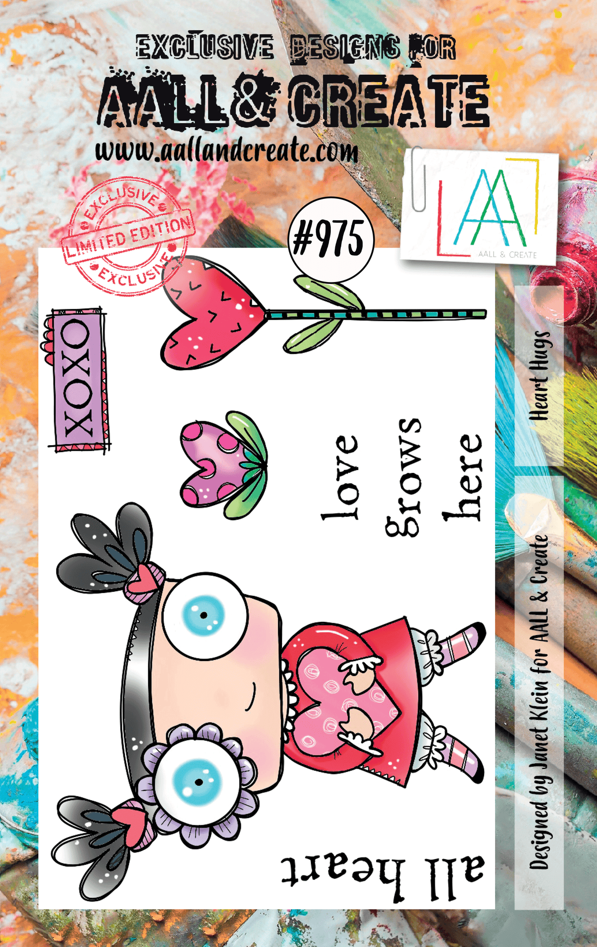 AALL and Create Stamp Set - 975 - Heart Hugs-1