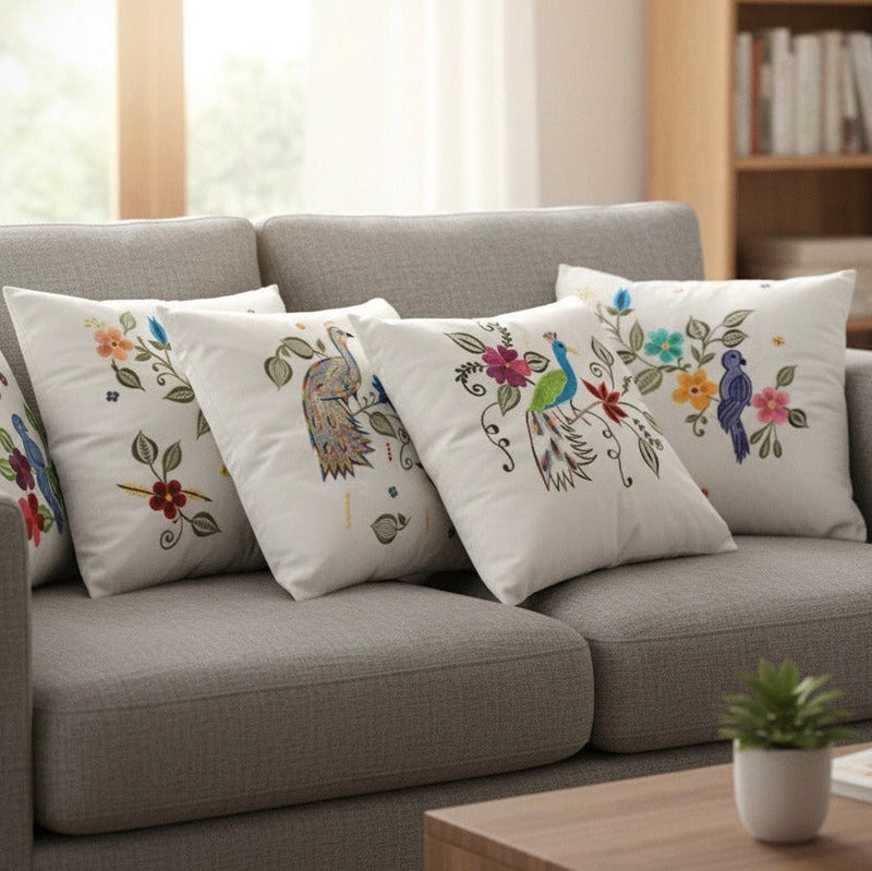 Embroidered Pillows Cushion Cover(#10)-2