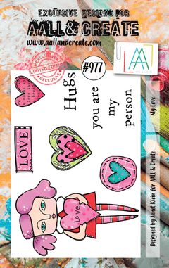 AALL and Create Stamp Set - 977 - My Love-1