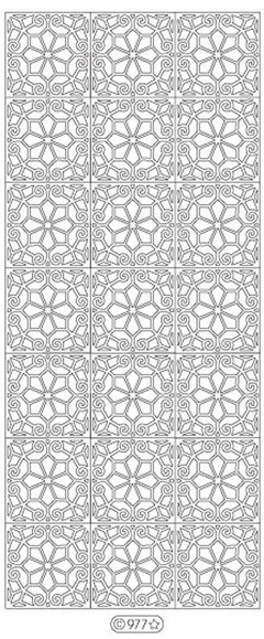 Deco Stickers - Floral Squares-1