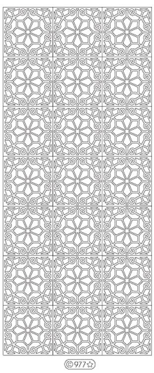 Deco Stickers - Floral Squares-1