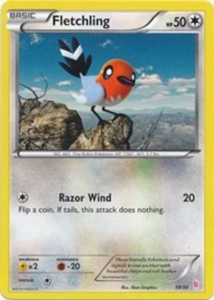 Fletchling (#19) - XY Trainer Kit Sylveon & Noivern-1