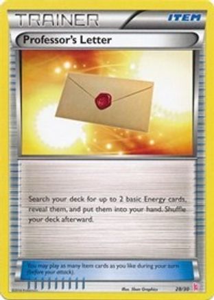 Professor's Letter (Sylveon) - XY Trainer Kit Sylveon & Noivern-1
