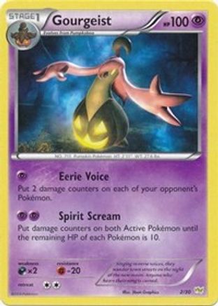Gourgeist - XY Trainer Kit Sylveon & Noivern-1