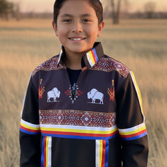 Black Buffalo Youth Ribbon shirt-1