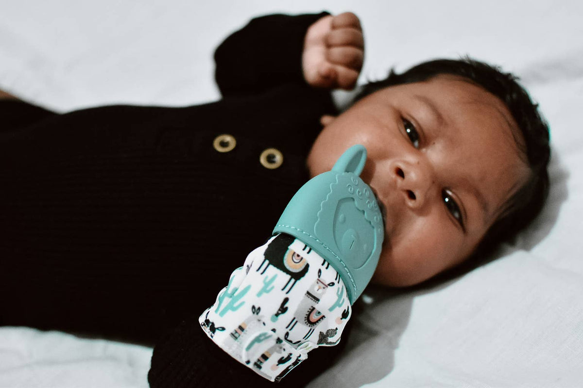 Itzy Ritzy Canada - Itzy Mitt™ Silicone Teething Mitts: Sun - Ages 0–24 Months-3