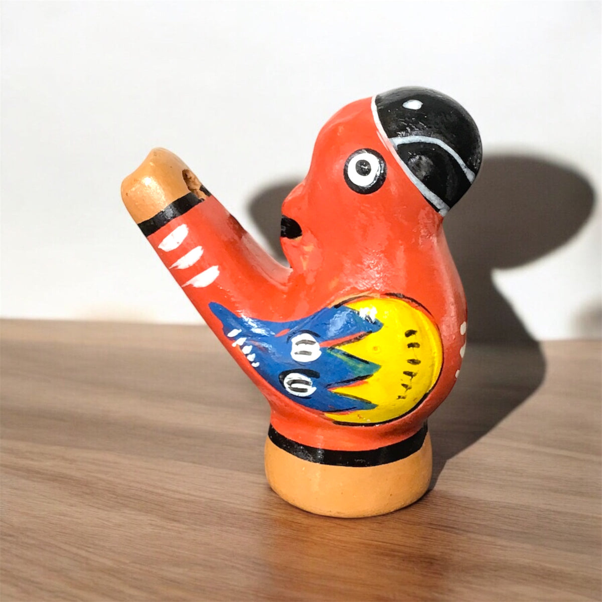 Painted Parrot Bird Water Whistle-7