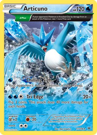 Articuno (17 Delta) 17/108 - XY  Roaring Skies-1