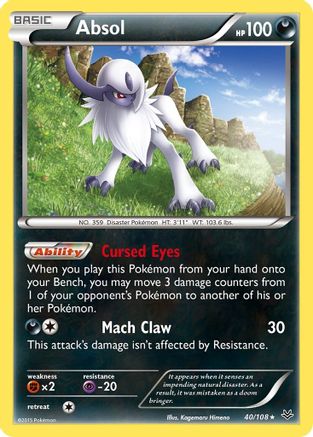 Absol 40/108 - XY  Roaring Skies