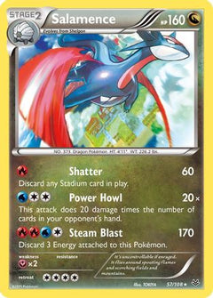Salamence 57/108 - XY  Roaring Skies-1
