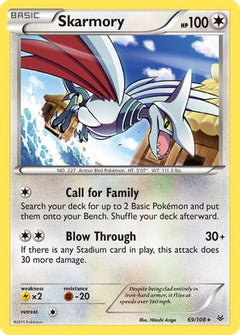 Skarmory 69/108 - XY  Roaring Skies-1