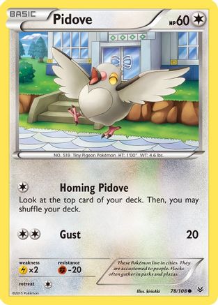 Pidove 78/108 - XY  Roaring Skies-1