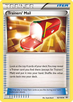 Trainers' Mail 92/108 - XY  Roaring Skies-1