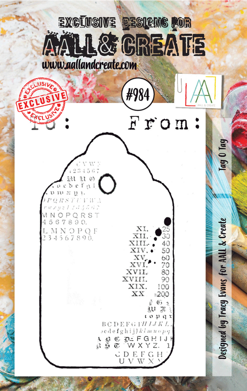 AALL and Create A7 Stamp Set - #984 - Tag O Tag-1