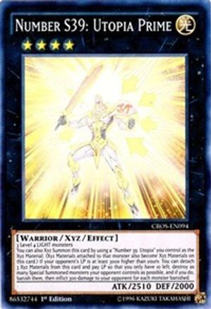Number S39: Utopia Prime (CROS-EN094) - Crossed Souls 1st Edition-1
