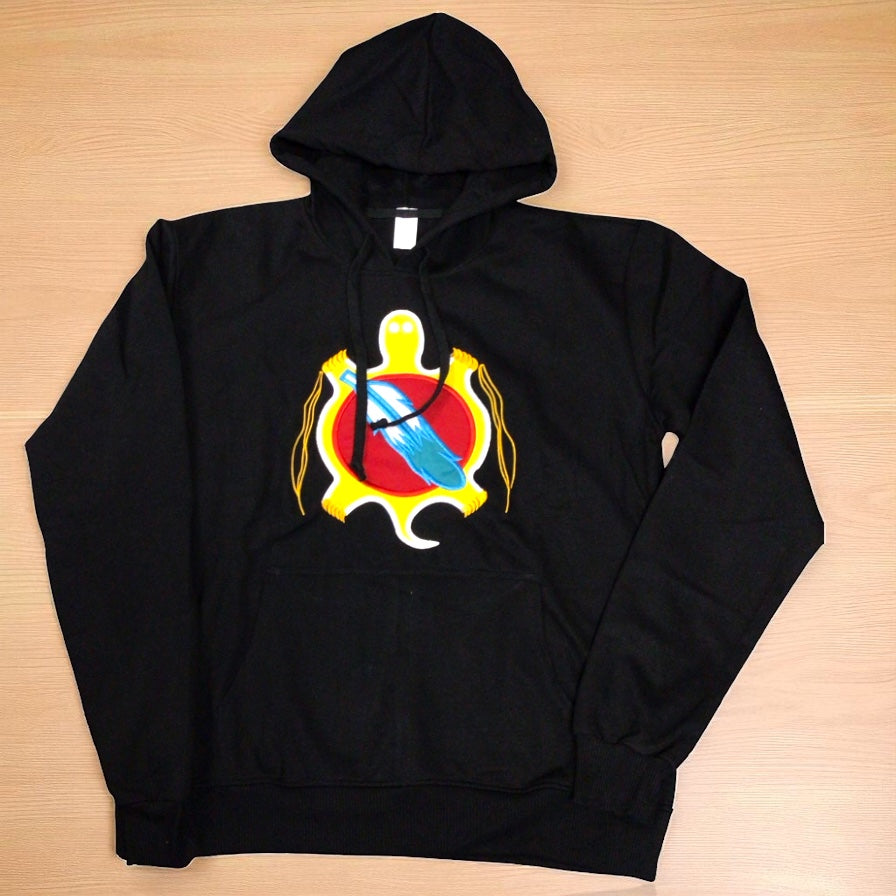 Embroidered Hoodies (Turtle feather)-2