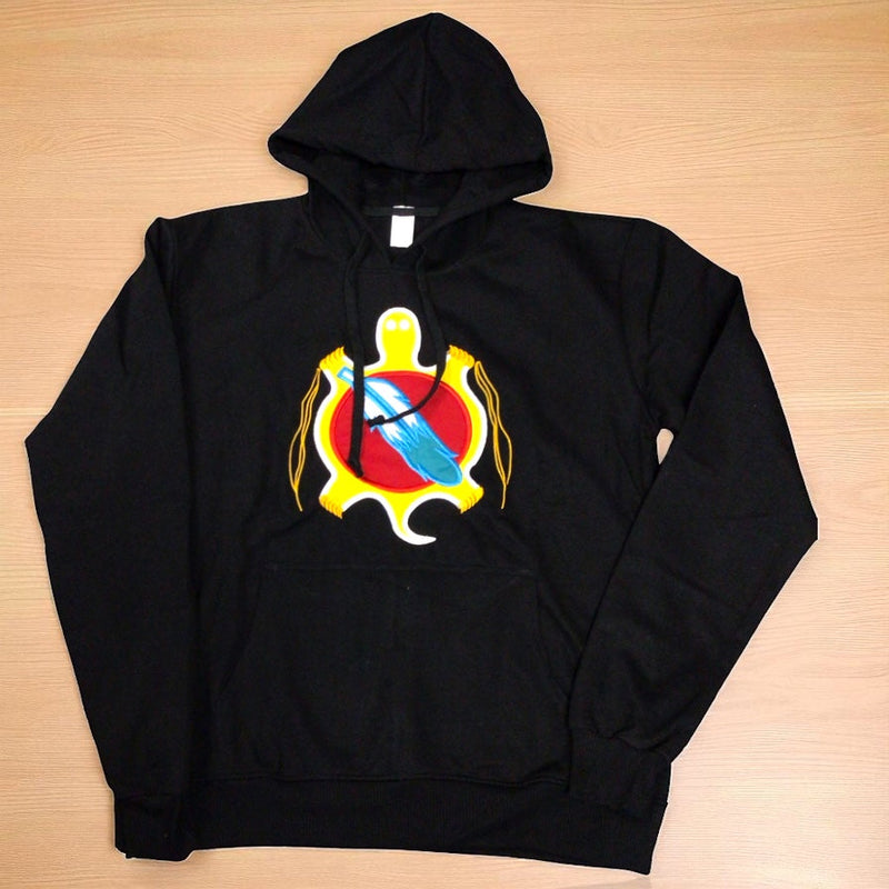 Embroidered Hoodies (Turtle feather)-2