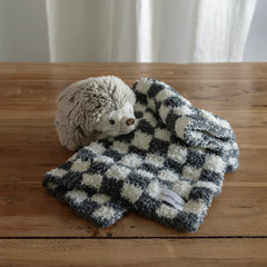 Turbulence & Baby's Breath Check Print Lovey-1