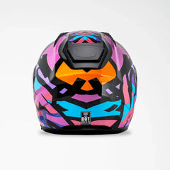 Voss 989 Moto-V TopRockr Full Face Gloss Motorcycle Helmet-2