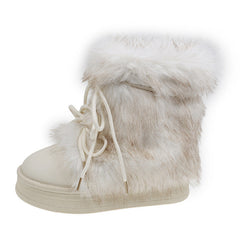 Women’s Fleece-Lined Snow Boots – Warm Height-Increasing Winter Boots with Thick Sole-6