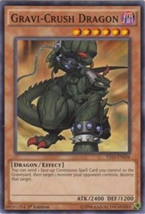 Gravi-Crush Dragon (YS15-ENL04) - Starter Deck: Dark Legion 1st Edition-1