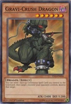 Gravi-Crush Dragon (YS15-ENL04) - Starter Deck: Dark Legion 1st Edition-1