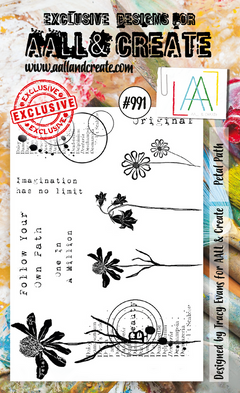 AALL and Create A6 Stamp Set - #991 - Petal Path-1