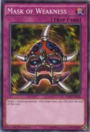 Mask of Weakness (YS15-ENL26) - Starter Deck: Dark Legion 1st Edition-1
