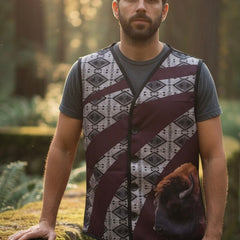 Buffalo Native Vest (marron)-1
