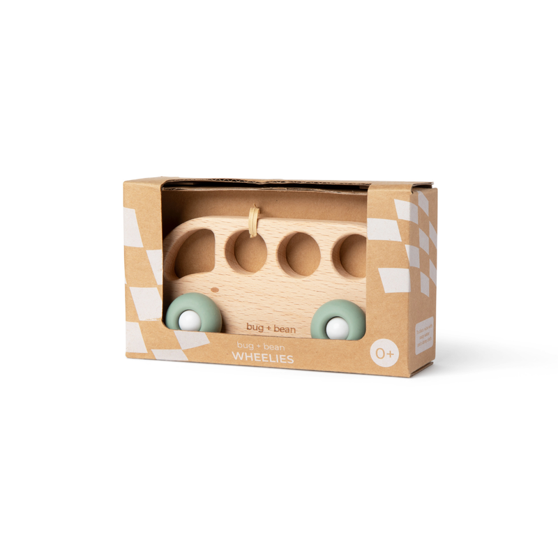 bug + bean kids - Wooden Car Toy - Ages 1+-4