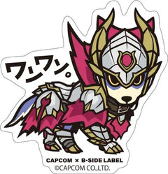 Capcom Monster Hunter - Palamute 2 Small Sticker (B-SIDE LABEL)-1