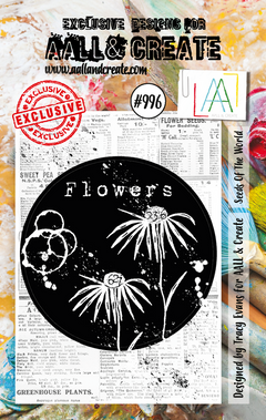 AALL and Create #996 - Planche de tampons A7 - Graines du Monde-1