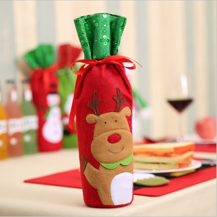 Christmas Decorations Christmas Wine Bottle Socks-56