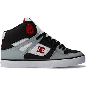 DC Shoes 'Pure High-Top WC' Shoes - Black/Grey/Red-1