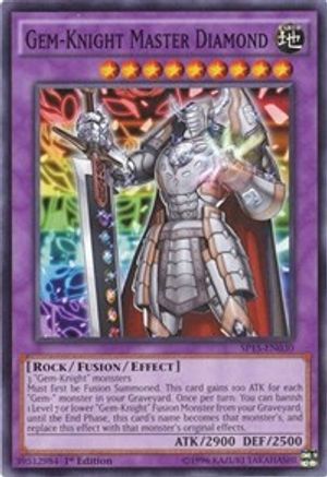 Gem-Knight Master Diamond (SP15-EN030) - Star Pack ARC-V 1st Edition-1