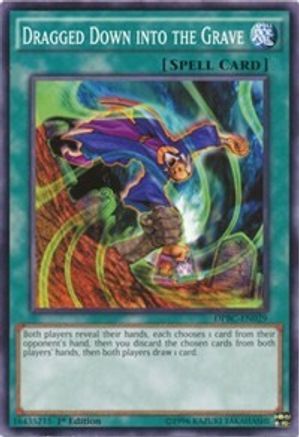 Dragged Down into the Grave (DPBC-EN029) - Duelist Pack: Battle City 1st Edition-1