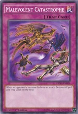Malevolent Catastrophe (DPBC-EN036) - Duelist Pack: Battle City 1st Edition-1