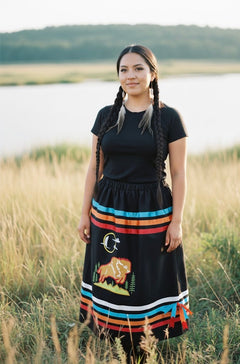 Plains Spirit Ribbon Skirt-3