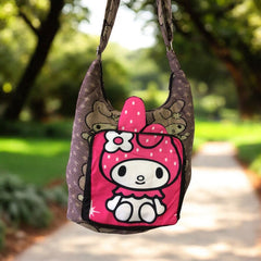 Beige Sanrio kitty Crossbody bag-1