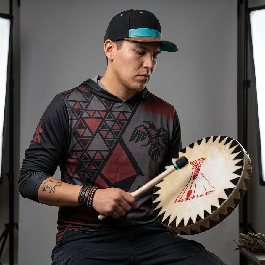Tepee Rhythm 12” Hand drum-2