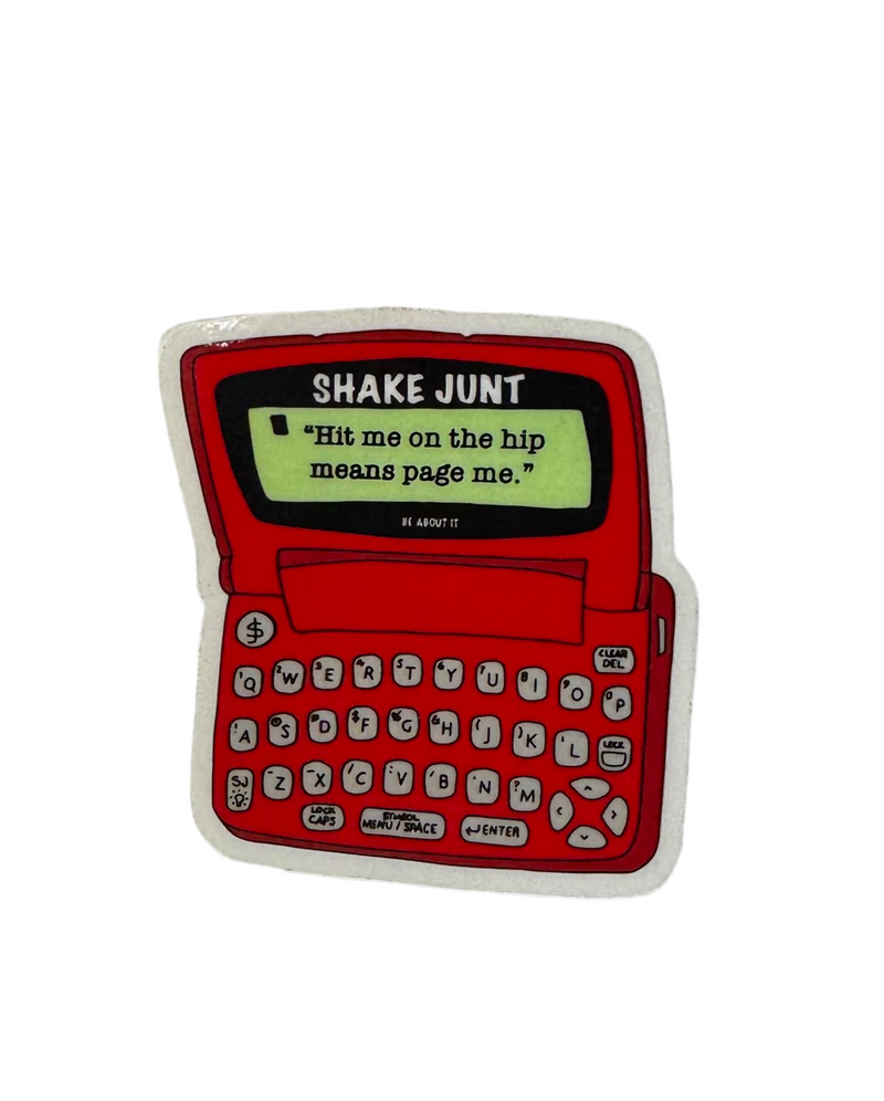 Shake Junt 'Flip Phone' Sticker - Red-1