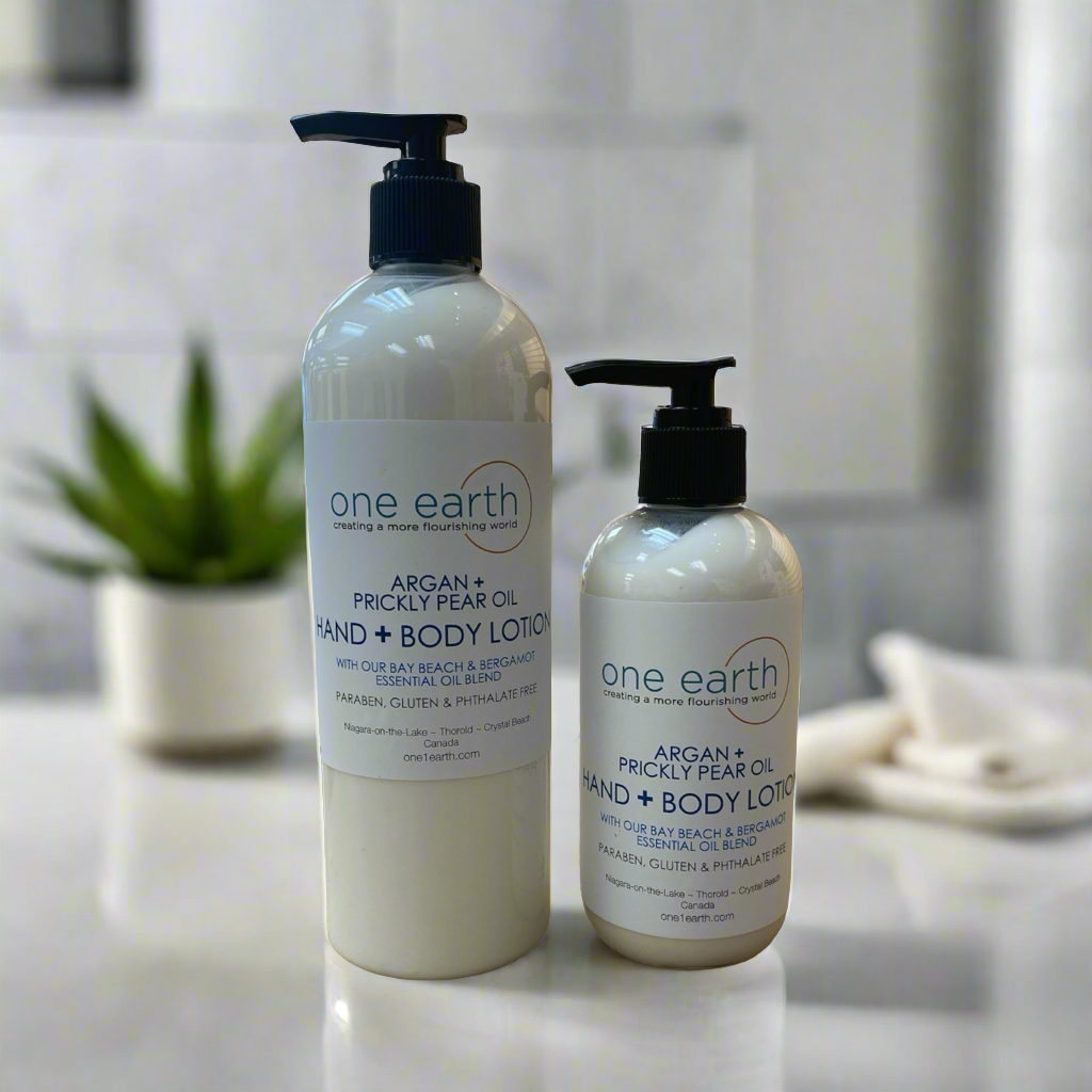 Prickly Pear + Argan Oil Body & Hand Lotion - Bay Beach & Bergamot-1