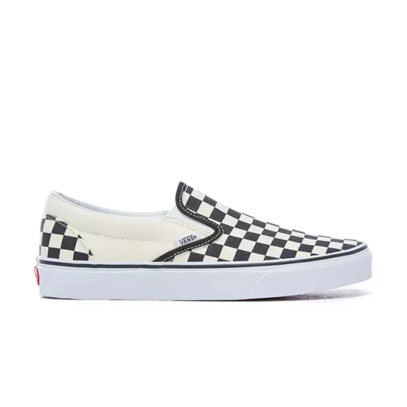 Vans 'Classic Slip-On' Shoes - Black/White Checkerboard-1