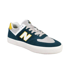 New Balance Numeric '574 Vulc' Shoes - Blue/Yellow-1